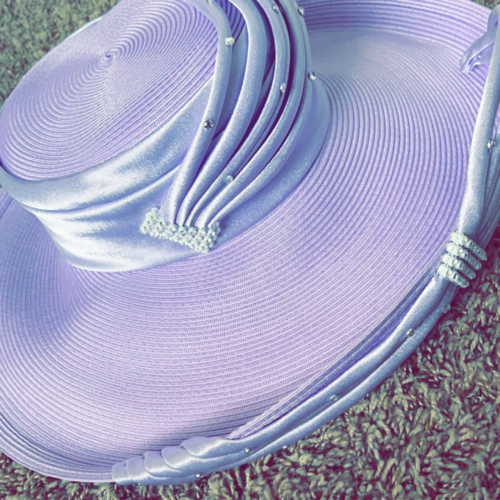 Lavender Kentucky Darby Hat